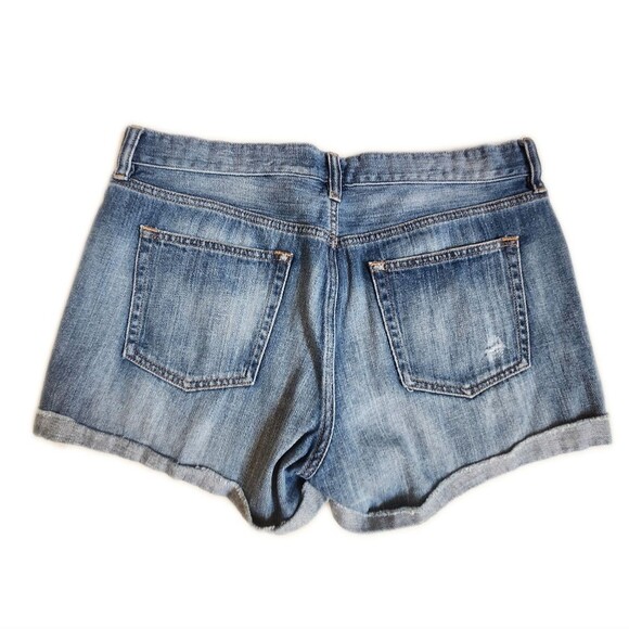 J. Crew, Cuffed, 100% Cotton, Blue Denim Jean Shorts, 29 - Picture 2 of 7